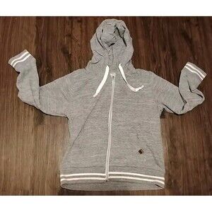doublju hoodie Women's Size Xl Gray Full Zip sweatshirt jacket casual active